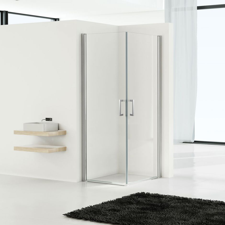 Изображение Квадратный душевой уголок Vincea VSS-1O8080CL 80х80 см