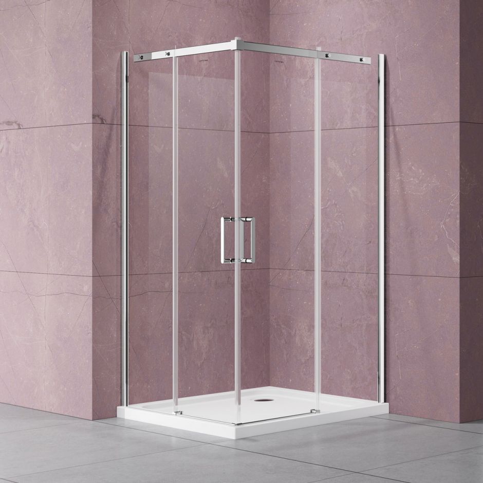 Изображение Раздвижной душевой уголок Vincea VSS-4D100CL 100х100 см