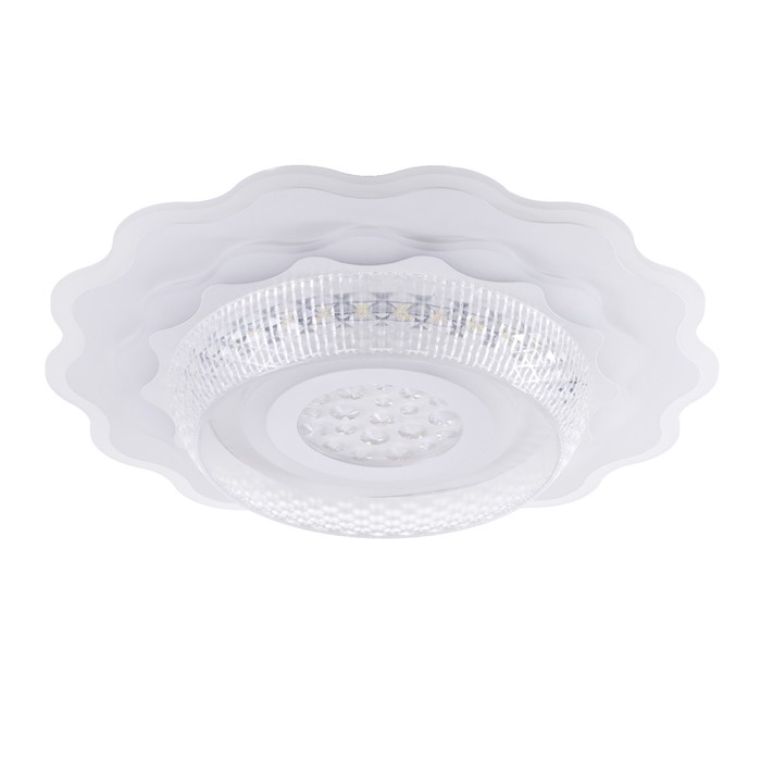 Люстра с ПДУ 1993/1 LED 130Вт 3000-6000К диммер белый 50х50х8 см BayerLux
