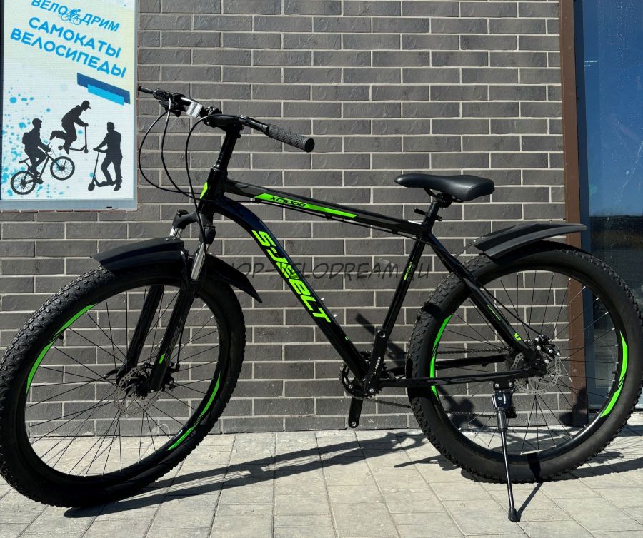 Велосипед S-jeelt 29" на 3.0" полуфэт на широких колёсах BL