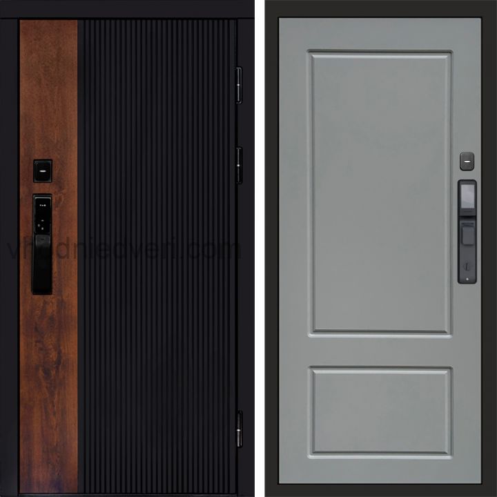 Входная дверь Termo-door ПРЕСТИЖ с электрозамком - Марсель Грей софт