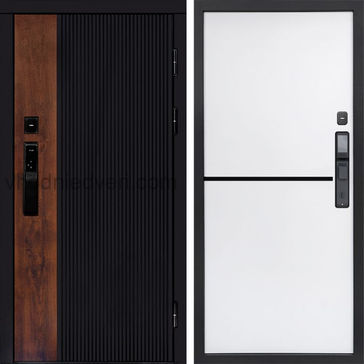 Входная дверь Termo-door ПРЕСТИЖ с электрозамком - Нео White