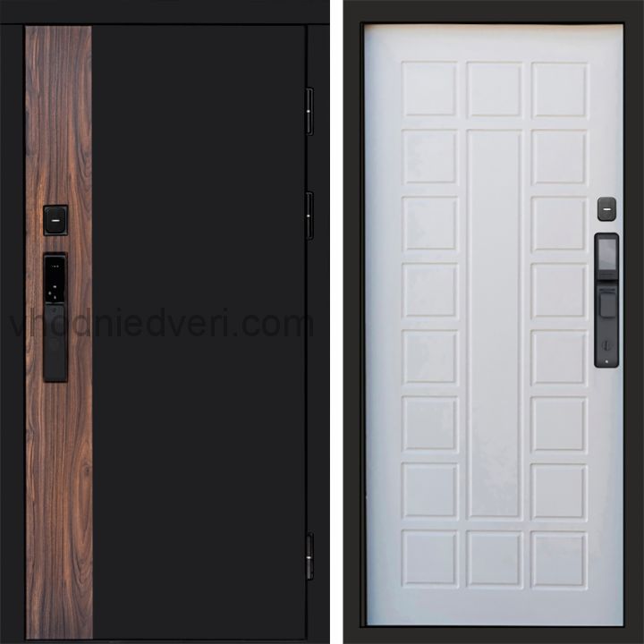 Входная дверь Termo-door ТОР с электрозамком - Престиж Белое дерево