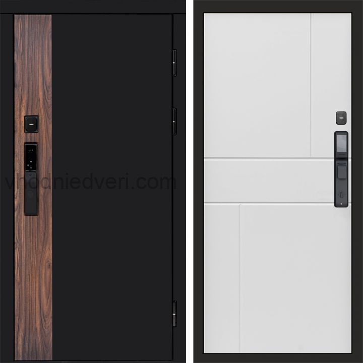 Входная дверь Termo-door ТОР с электрозамком - Горизонт Белый