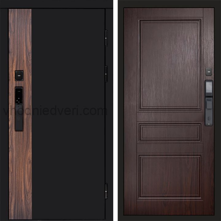 Входная дверь Termo-door ТОР с электрозамком - Класскика Венге