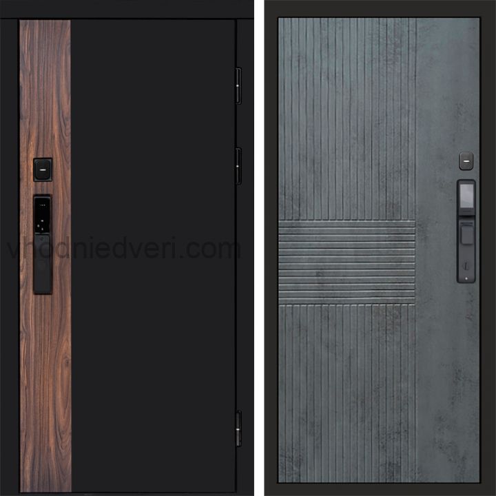 Входная дверь Termo-door ТОР с электрозамком - Мастино Бетон темный