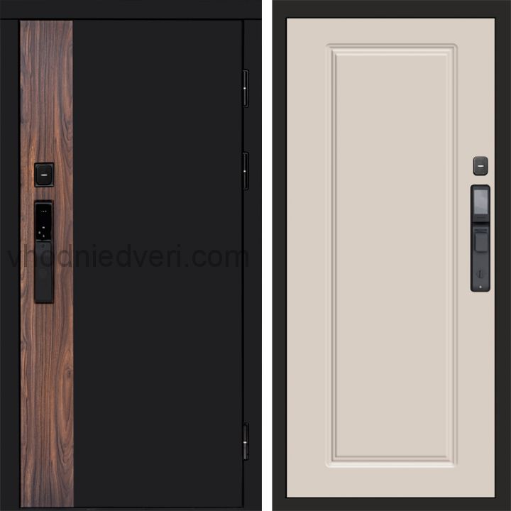 Входная дверь Termo-door ТОР с электрозамком - Гранд Слоновая кость
