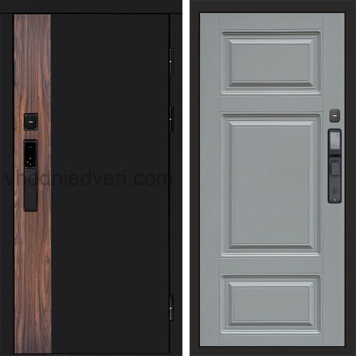 Входная дверь Termo-door ТОР с электрозамком - Лион Грей софт