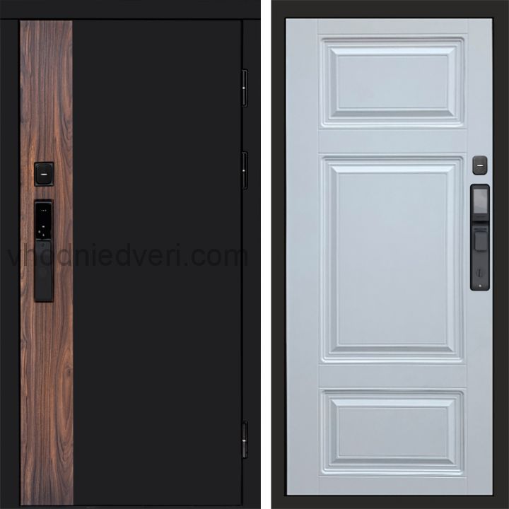 Входная дверь Termo-door ТОР с электрозамком - Лион Белый софт