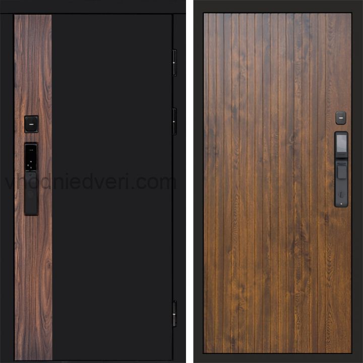 Входная дверь Termo-door ТОР с электрозамком - Flat Дуб