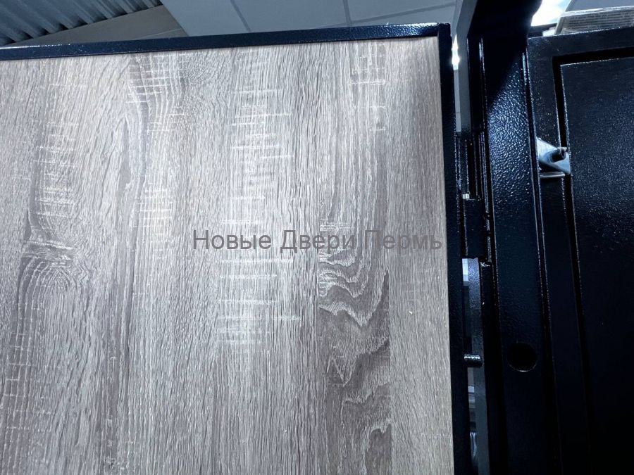 "Прораб Плюс 4,5 см" Серебро Дуб сонома металлическая дверь