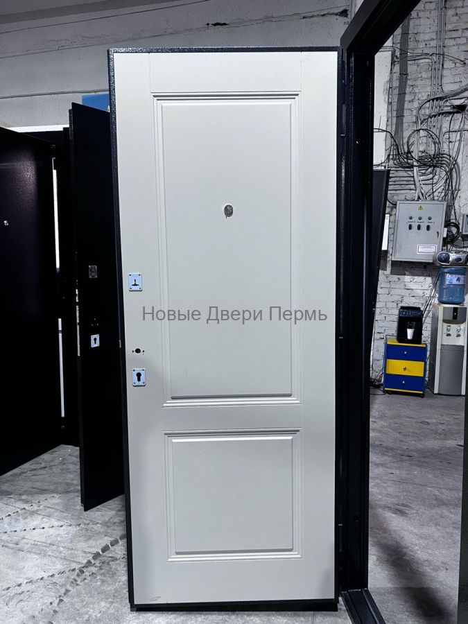 Престиж Классика 70 мм Серебро/белый шелк  входная дверь в квартиру