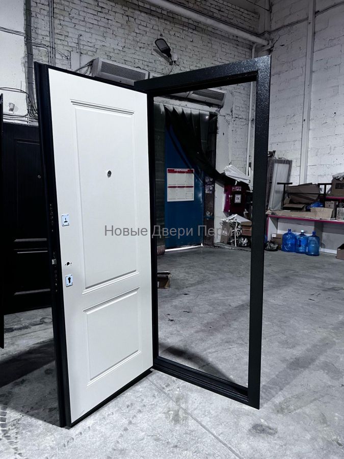 Престиж Классика 70 мм Серебро/белый шелк  входная дверь в квартиру