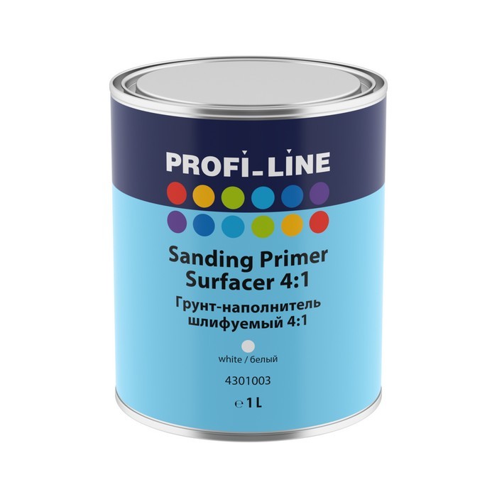 Profi Line Грунт-наполнитель шлифуемый 4:1,белый, объем 1л.
