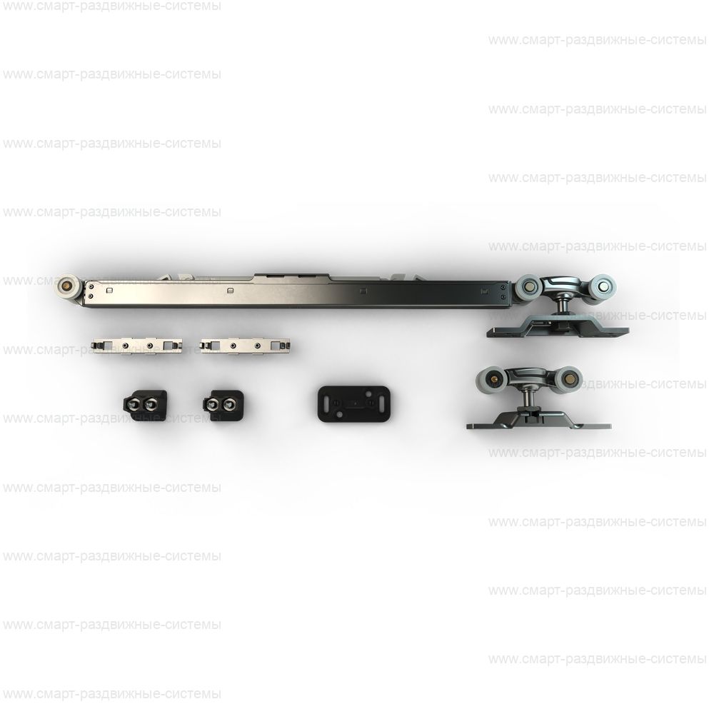 Раздвижная дверь Vega Comfort 60 вдоль стены до 60 кг с доводчиком