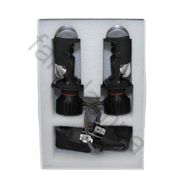 Светодиодные мини линзы автолампы в фары H4 (P43t)