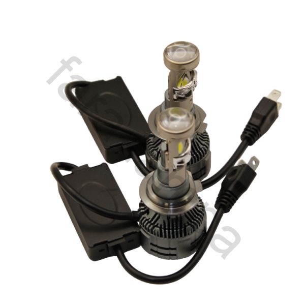 Светодиодные мини линзы автолампы в фары H7 серия PRO80