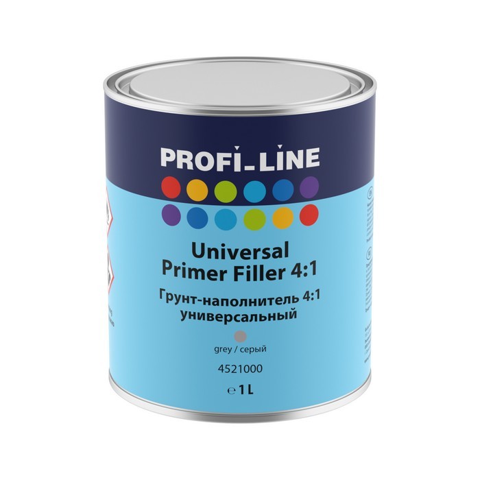 Profi Line Грунт-наполнитель универсальный 4:1, серый, объем 1л.