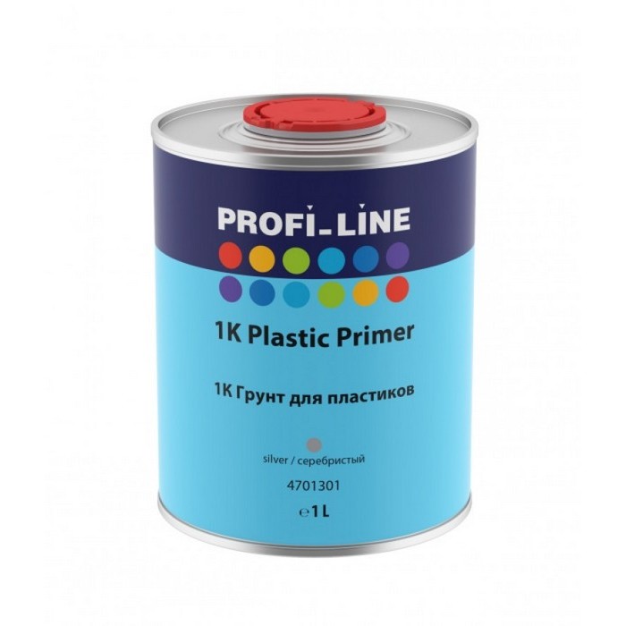 Profi Line 1K Грунт для пластиков, серебристый, объем 1л.