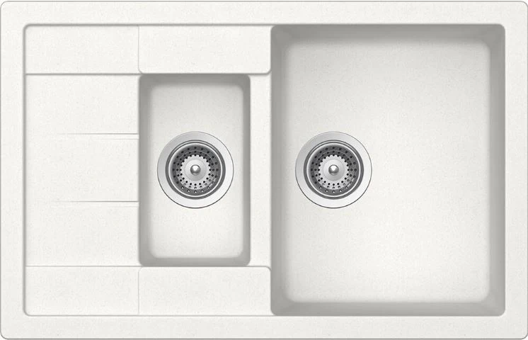 Изображение Мойка для кухни Schock Aster 60D Cristalite 700760 78х50 см