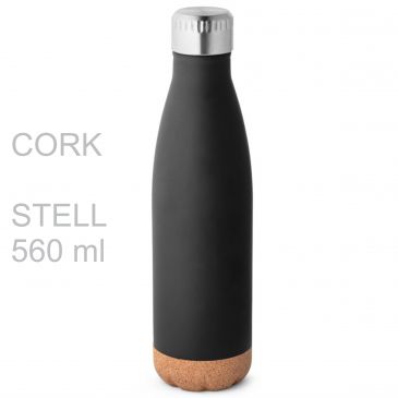 Термос Solberg Cork черный