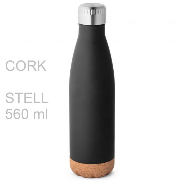 Термос Solberg Cork черный