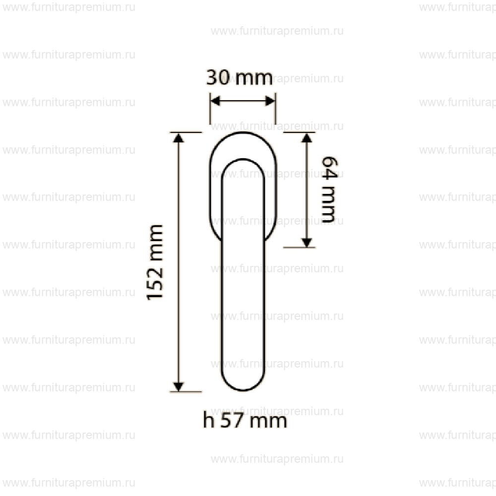Оконная ручка Linea Cali Lola Zincral 428 DK