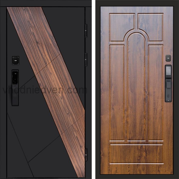 Входная дверь Termo-door НОВА с электрозамком - Арка Дуб