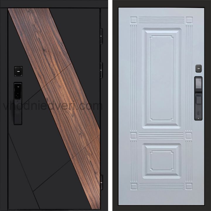 Входная дверь Termo-door НОВА с электрозамком - Мадрид Белый софт