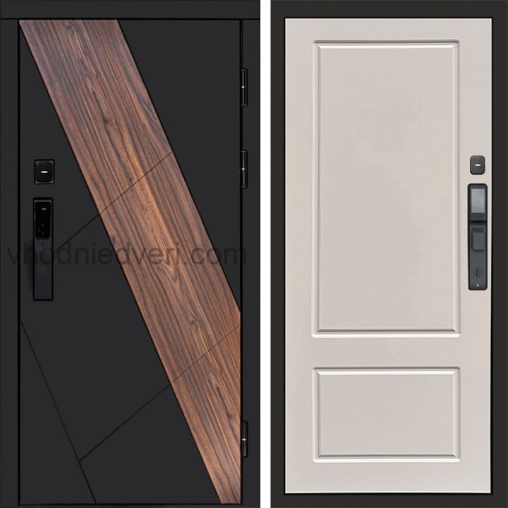 Входная дверь Termo-door НОВА с электрозамком - Марсель Слоновая кость