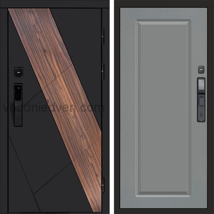 Входная дверь Termo-door НОВА с электрозамком - Гранд Грей софт