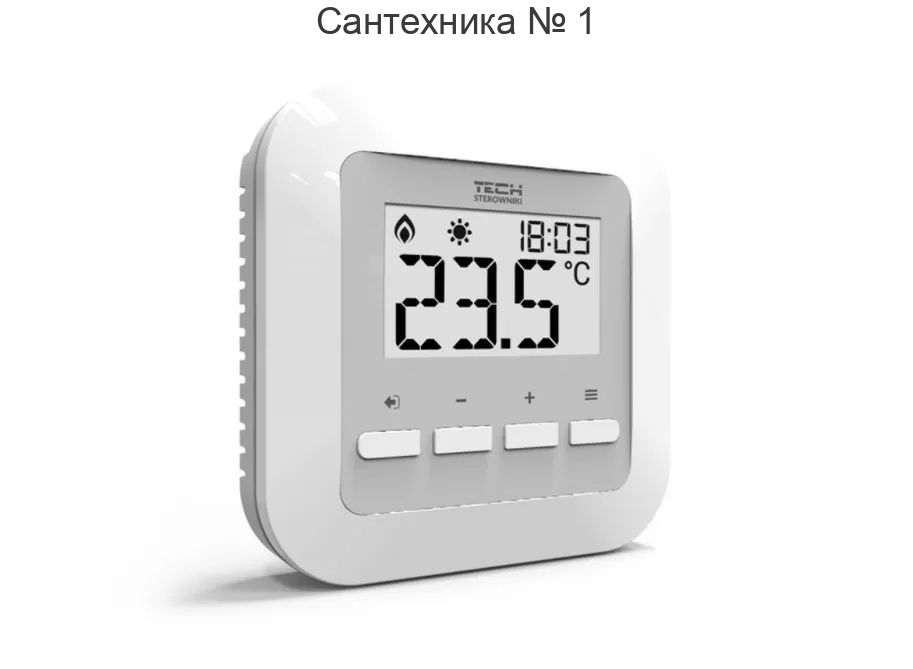 Терморегулятор комнатный беспроводной Tech ST-295 v2, белый