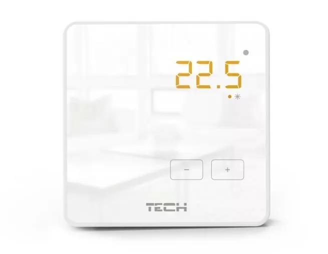 Терморегулятор комнатный проводной Tech R-9z, белый