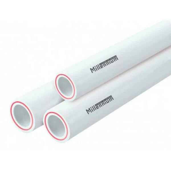Труба полипропиленовая для отопления и водоснабжения Millennium PN25 - 20 мм (стекловолокно), стоимость за 1 м