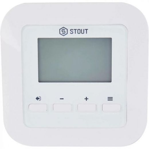 Проводной комнатный двухпозиционный регулятор STOUT ST-295v3, белый