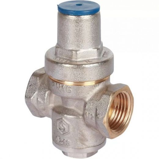 Редуктор давления поршневой STOUT 1/2* (ВН /ВН) без подключения манометра, PN 16