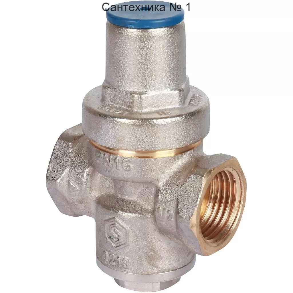 Редуктор давления поршневой STOUT 1/2* (ВН /ВН) без подключения манометра, PN 16