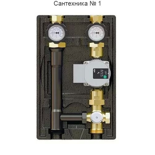 Насосная группа с термостатическим клапаном ELSEN SMARTBOX 3.5 - Ду25 (без насоса)