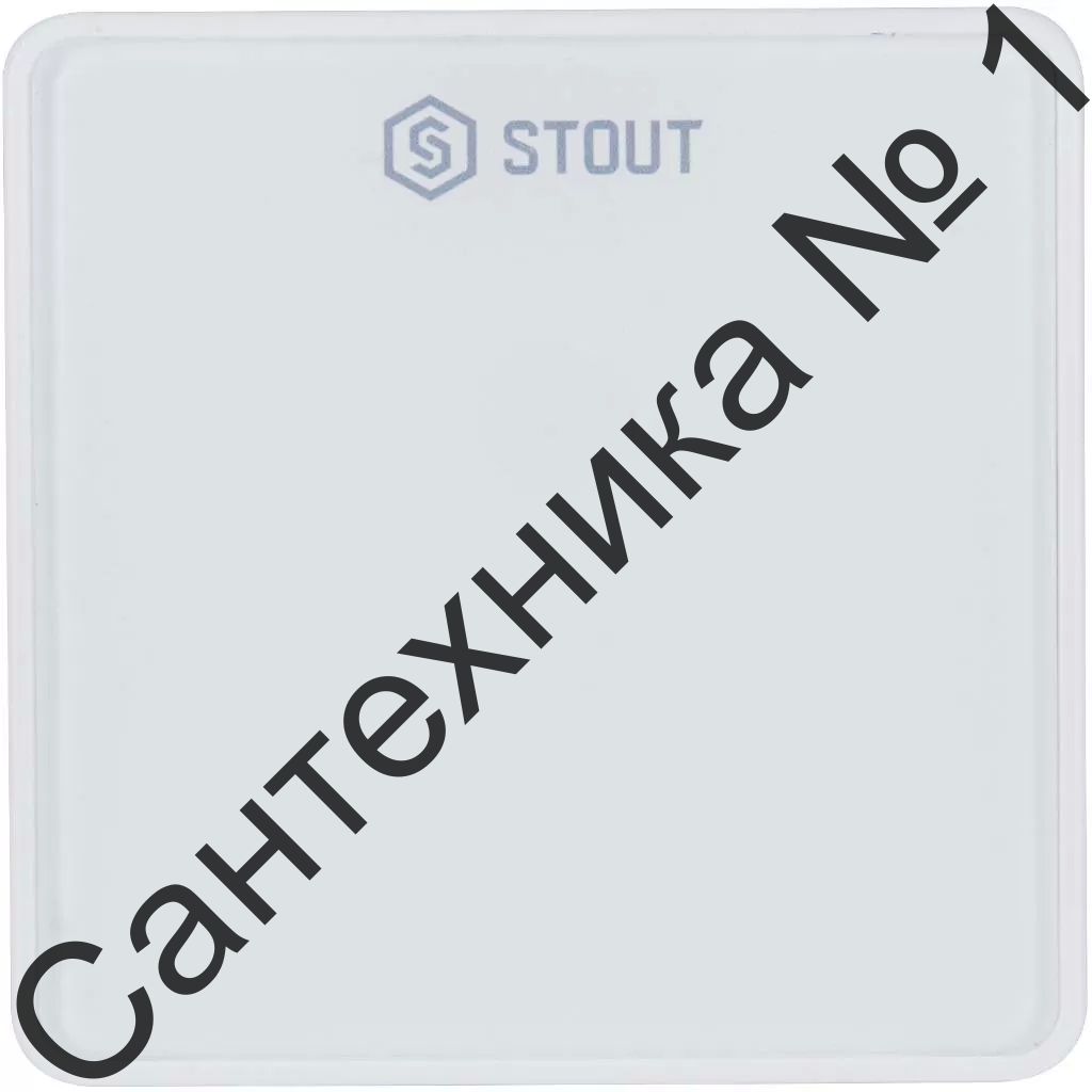 Беспроводной комнатный датчик STOUT C-8r, белый