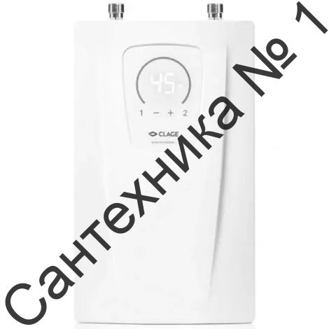 Водонагреватель электрический проточный Clage CEX 7-U