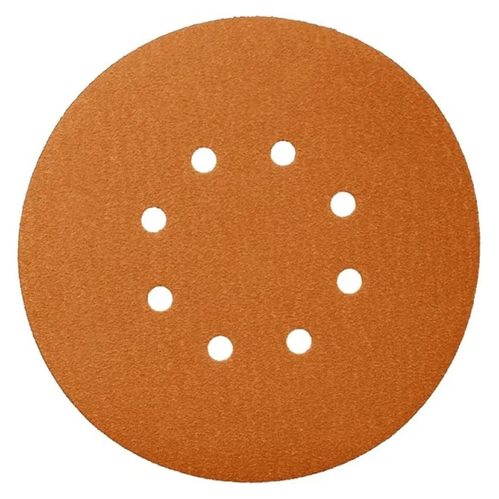 Sandwox Orange Ceramic Шлифовальный диск на бумажной основе, 8 отверстий, Р40, 125мм., в упаковке 50шт.
