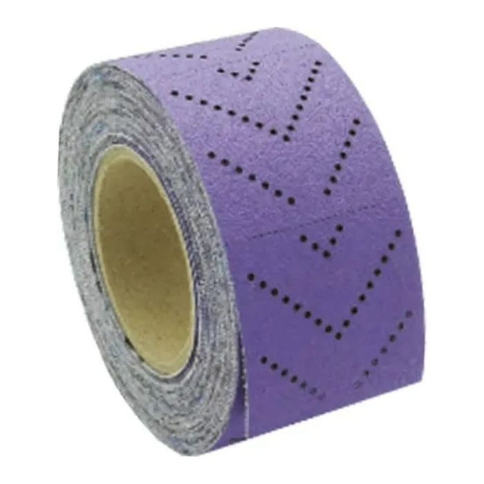 Sandwox PURPLE Шлифовальный материал на пленочной основе перф, циркониевый корунд, 70мм. x 12м., P500