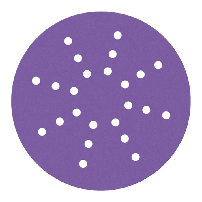 Sandwox Purple Диск на пленочной основе, циркониевый корунд, 24 отверстий, Р320, 225мм., в упаковке 50шт.