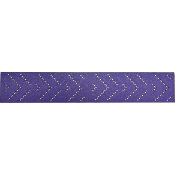 Sandwox PURPLE Полоска абразивная на пленочной основе, циркониевый корунд, 70x400мм., Р320, Multi holes, в упаковке 100шт.