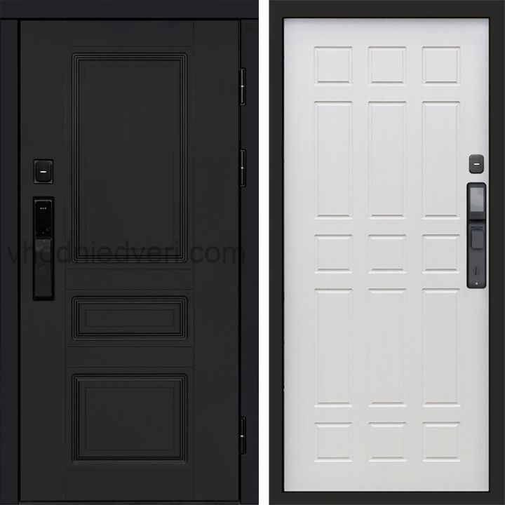 Входная дверь Termo-door ОРЕГОН BLACK с электрозамком - Спарта Лиственница