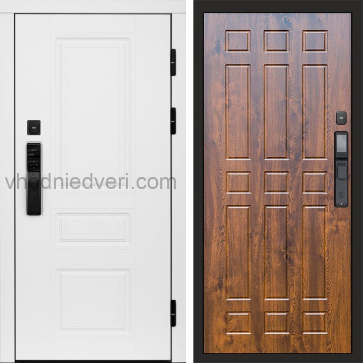Входная дверь Termo-door ОРЕГОН WHITE с электрозамком - Спарта Дуб