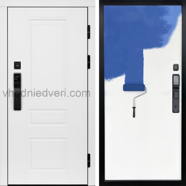 Входная дверь Termo-door ОРЕГОН WHITE с электрозамком - Грунт под покраску