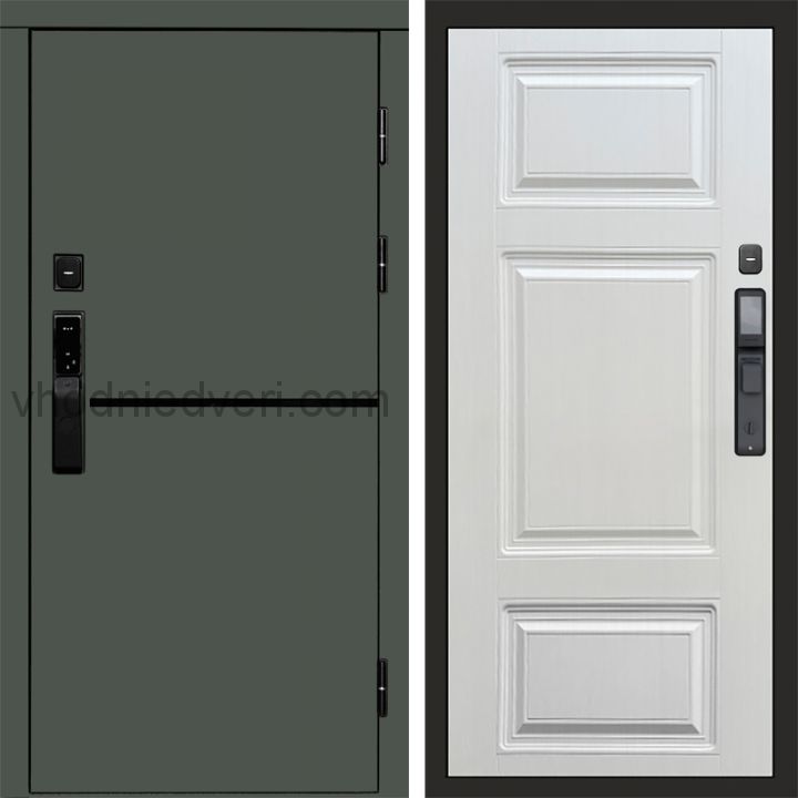 Входная дверь Termo-door ТРЕНД GREEN с электрозамком - Лион Лиственница