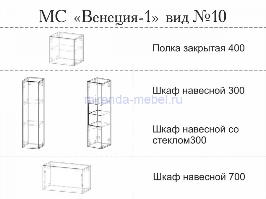 МС "Венеция-1" (ВИД 10) 2,5 м.