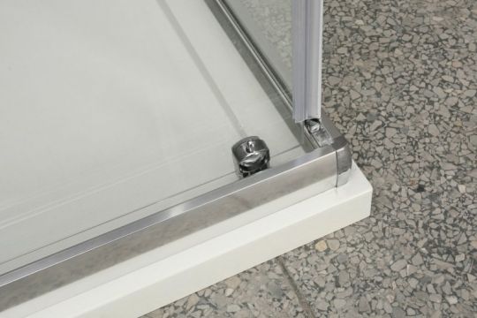 Душевой уголок Belbagno Uno AH прозрачное стекло хром 120х80 см схема 4